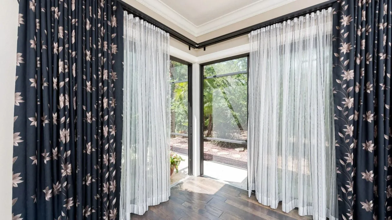Patterned Drapery, custom project by Custom Fabric Creations in St. Petersburg, FL