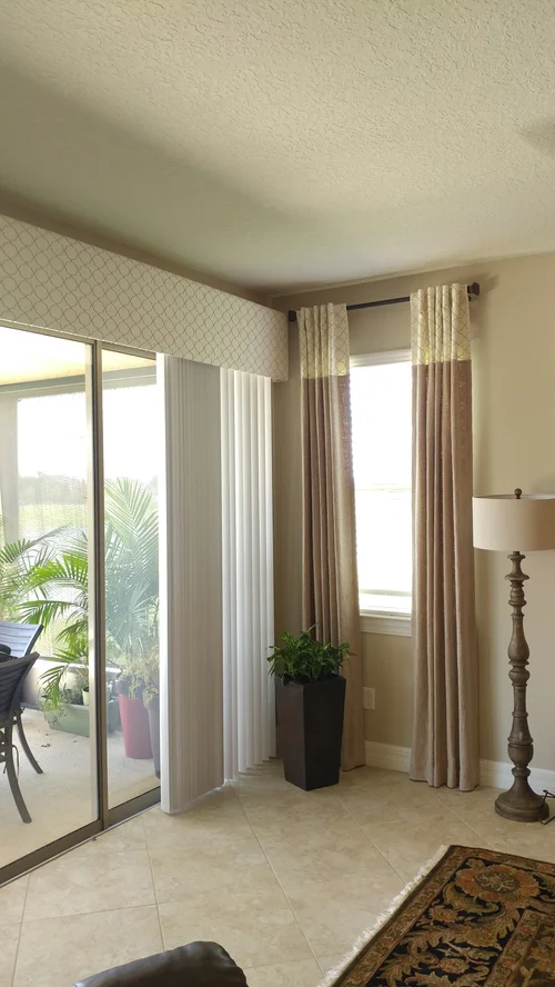 Custom Window Treatments, custom project by Custom Fabric Creations in St. Petersburg, FL