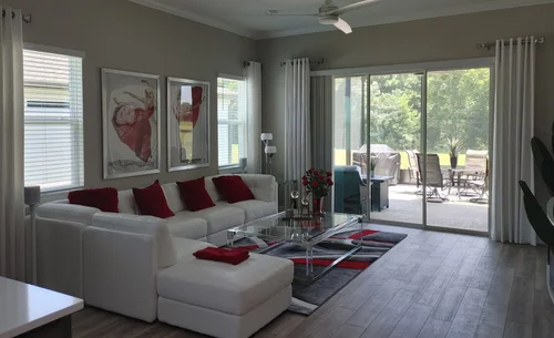 Interior Decor Consultation, An in-home decor consultation matching soft goods to the existing finishes of the home. By Custom Fabric Creations, St. Petersburg, FL.