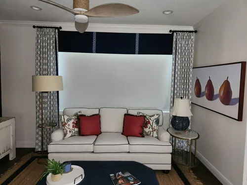 Valance & Drapery, custom project by Custom Fabric Creations in St. Petersburg, FL