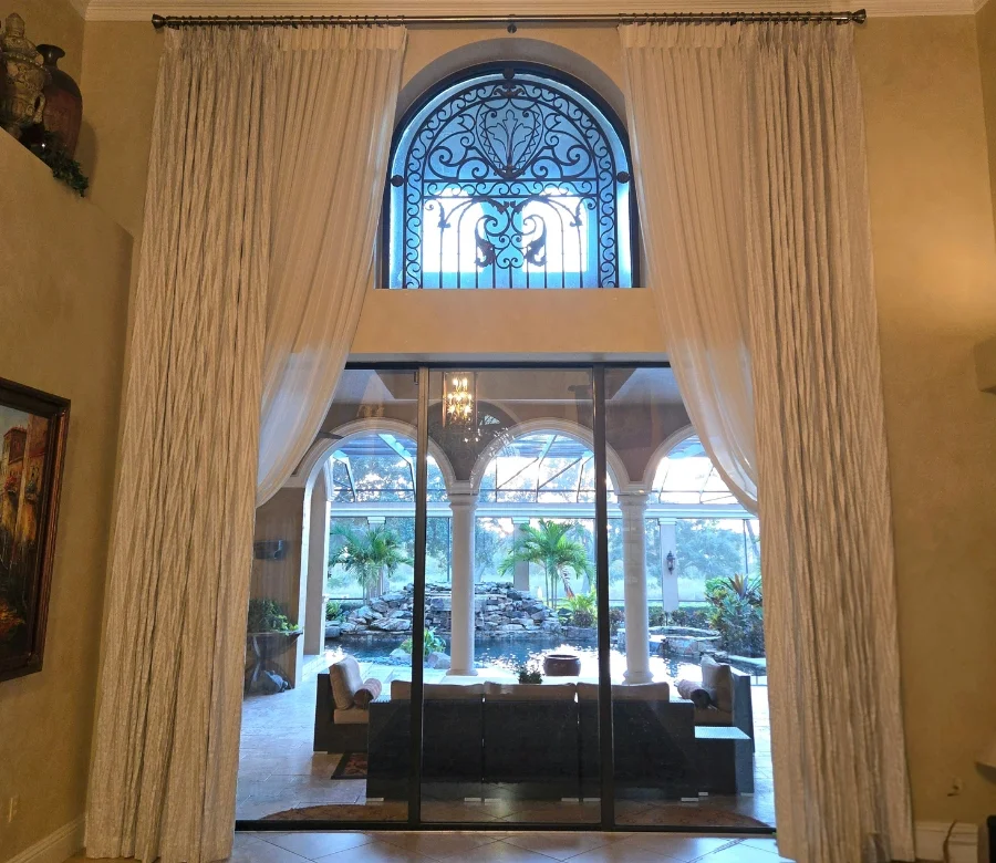 Custom Draperies & Curtains | Custom Fabric Creations, St. Petersburg, FL In-progress custom drapery project by Custom Fabric Creations in St. Petersburg, FL